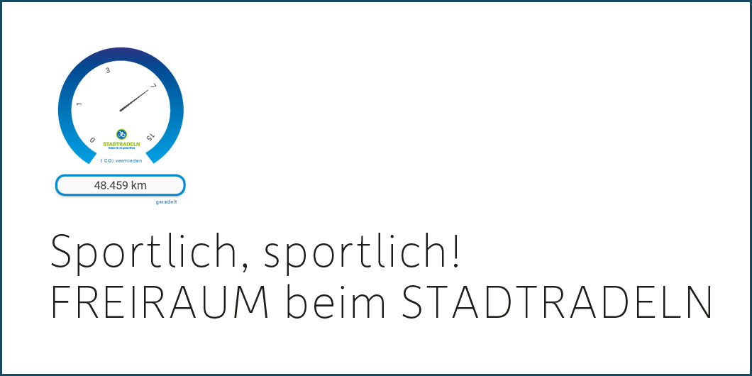 Stadtradeln Pullach: Freiraum radelt sich auf Platz 7